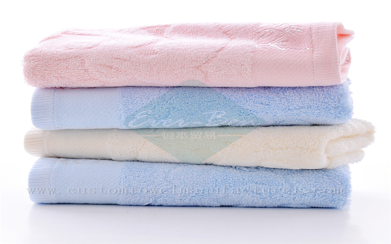 China Custom large bath towels Factory Bespoke Brand Soft Terry Bamboo Luxury Plain Towel Exporter